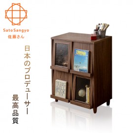 【Sato】NEFLAS時間旅人四門收納書櫃‧幅75cm