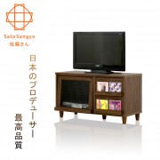【Sato】NEFLAS時間旅人二抽一門電視收納櫃‧幅90cm