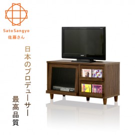 【Sato】NEFLAS時間旅人二抽一門電視收納櫃‧幅90cm