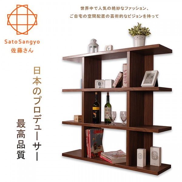 【Sato】FIZZ森隔間四層收納展示櫃‧幅120cm