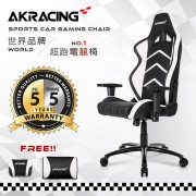 AKRACING超跑電競椅旗艦款-GT99 Ranger-白