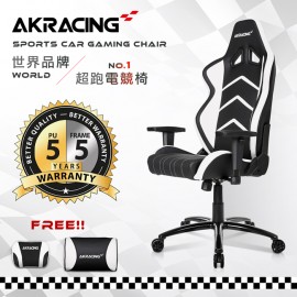 AKRACING超跑電競椅旗艦款-GT99 Ranger-白