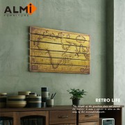 【ALMI】PAINTING-RETRO LIFE 60x100 木板畫(7款可選)