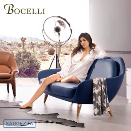 【BOCELLI】SAGGEZZA智慧風尚沙發3seat(義大利牛皮)優雅深藍