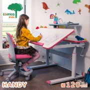 【comta kids】HANDY漢迪探險兒童成長學習桌‧幅120cm(粉紅)