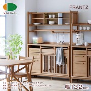 【DAIMARU】FRANTZ弗朗茨典藏白橡木實木櫃檯式廚櫃-高棚幅132