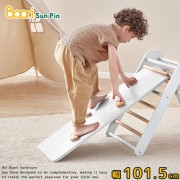 【Boori】忒提斯迷你攀爬板‧幅101.5cm(薏米白)