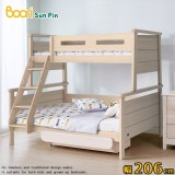【Boori】地平線雙層子母床‧幅206cm