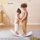 【Boori】泰迪兒童平衡搖搖板‧幅84cm(薏仁白)