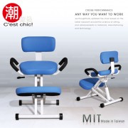 【C'est Chic】Artisan職人研究所工學跪姿椅-Made in Taiwan-藍